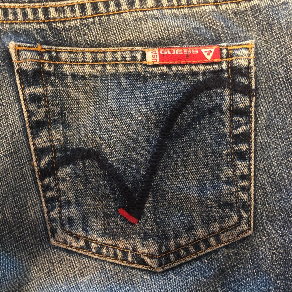 Guess jeans vintage flairs size 28